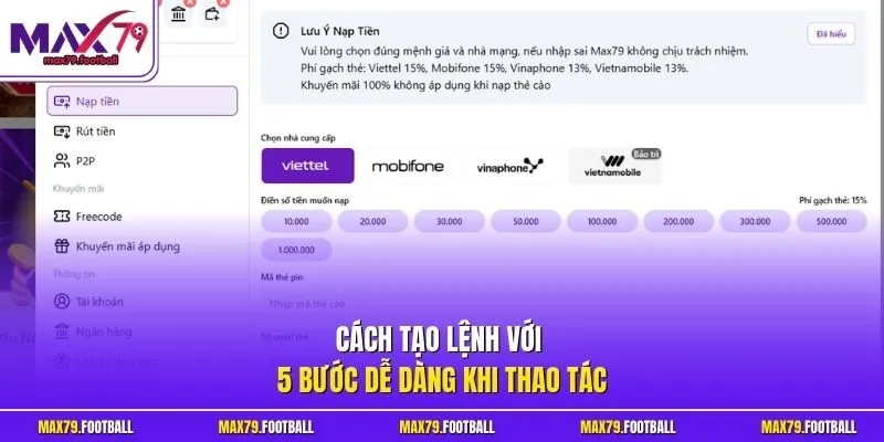 Cách tạo lệnh với 5 bước dễ dàng khi thao tác