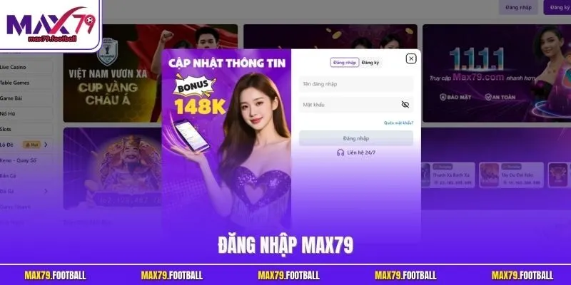 Đăng nhập MAX79