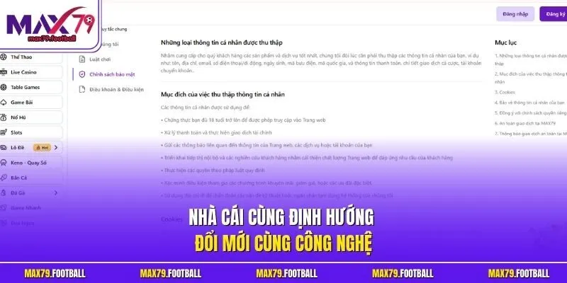 Nhà cái cùng định hướng đổi mới cùng công nghệ